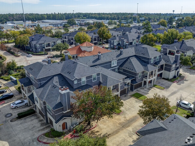 In College Park, townhouses offer a contemporary living experience in a suburban setting.