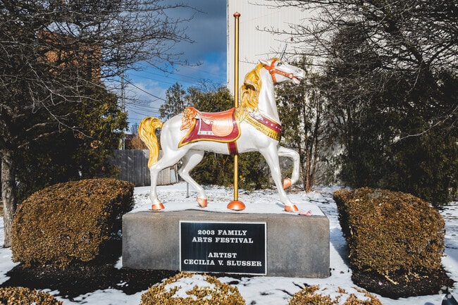 Logansport's slogan 'Grab the brass ring' honors the Dentzel Carousel in Riverside Park.