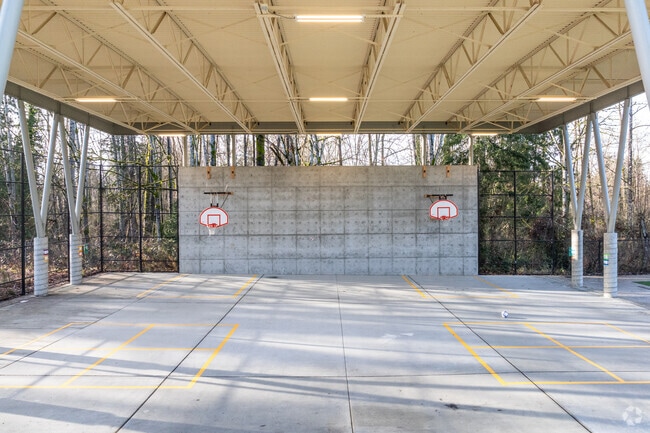 Puesta Del Sol Elementary School basketball court.