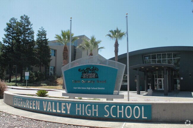 Evergreen Valley High School is in the Evergreen neighborhood of San Jose.