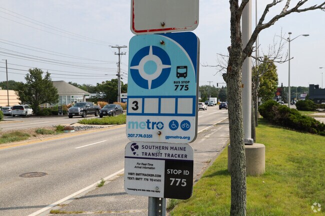 Public transportation connects South Portland neighborhoods to downtown Portland.