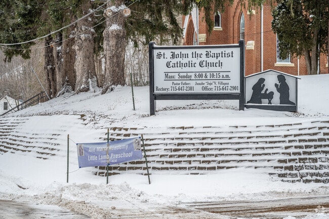 Ave Maria Academy shares a school with a daycare.