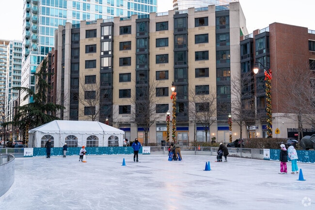 Stevens Cooperative school lays right across the street from Elephant Parks ice rink.
