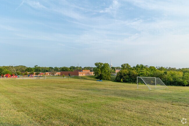 Soccer is a favorite outdoor sport at Stanford Montessori Elementary School in Nashville.