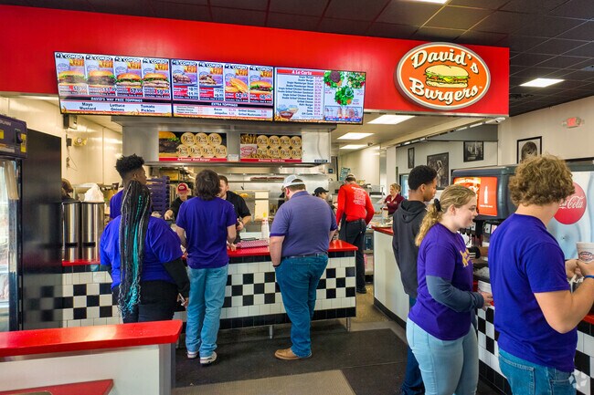 Grab a burger and endless french fries at David's Burgers at Shannon Hills.