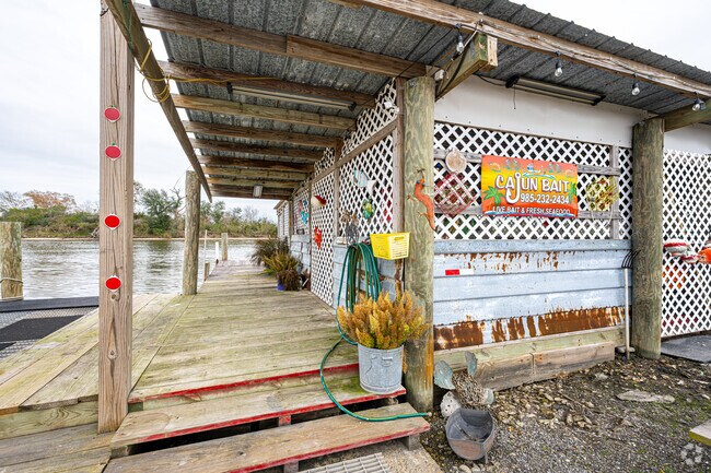 Folks heading to Cocodrie to fish might stop at Cajun Bait for supplies.