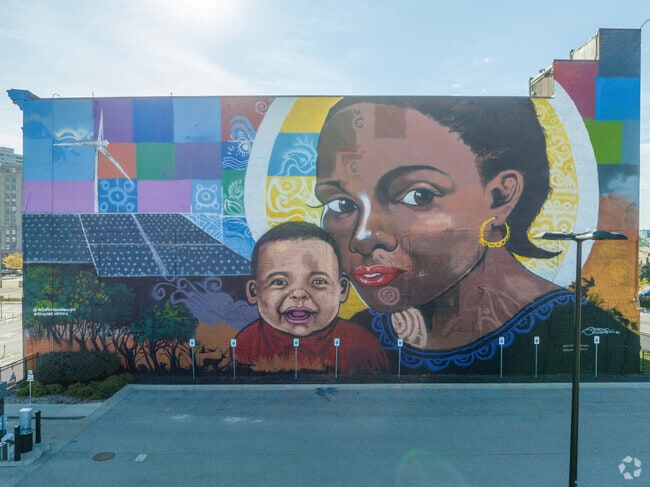 Detroit is famous for its many artistic murals.