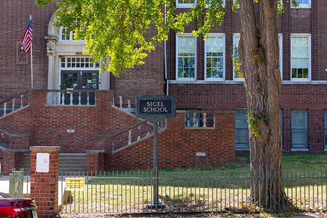 Siegel School is one of the elementary schools where the local kids can start their education.