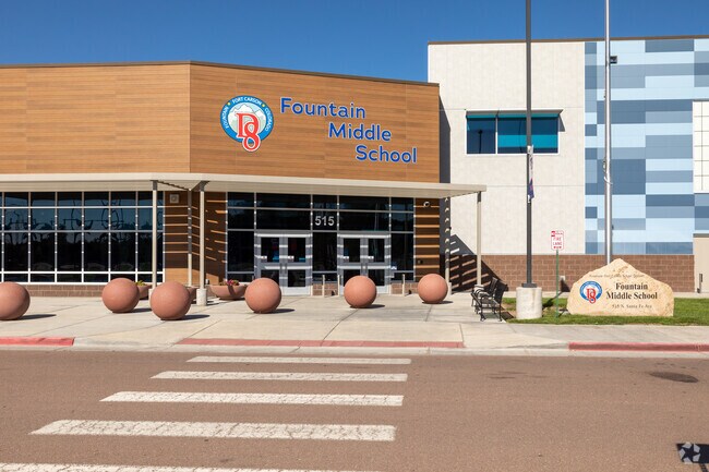 Fountain Middle School in Downtown Fountain serves grades six through eight.