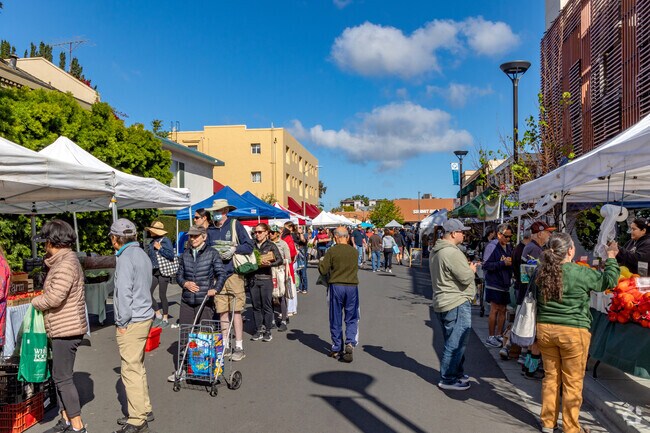Palo Alto residents can pick up local veggies at the California Avenue Farmers Market.