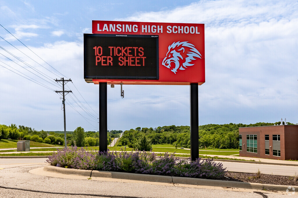 Lansing High School Sign