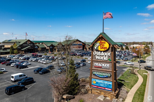 One of Springfield's most distinctive businesses, Bass Pro Shops draws visitors from all over.