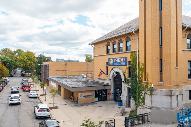 Mid view at Pritzker College Prep.