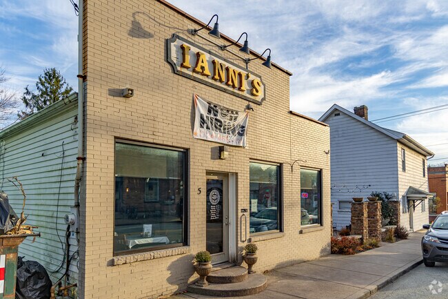 Ianni's Pizzeria is located on the main drag of Delmont, PA.