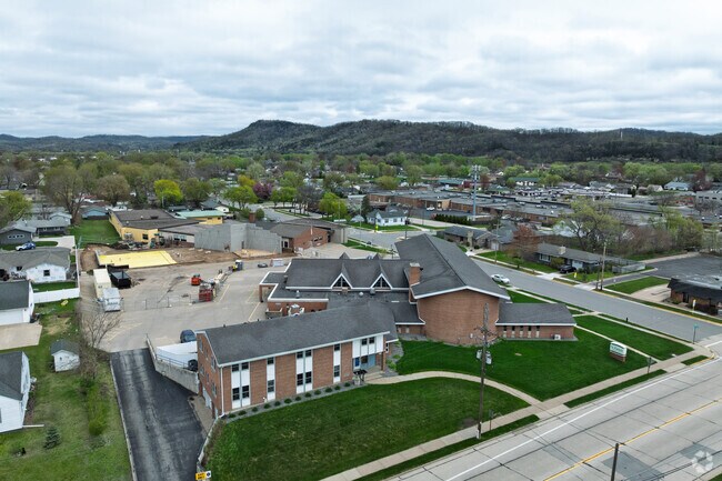 St. Patrick School is located adjacent to the church.