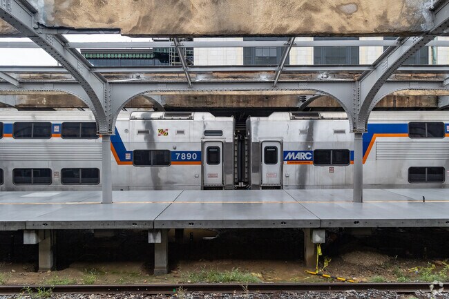 Midtown residents can catch the MARC or AMTRAK trains at Baltimore's Penn Station.