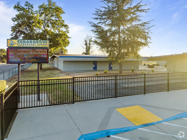 School sign