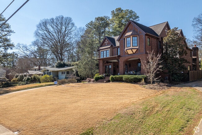 Beautiful and unique homes along the streets of Avondale Estates.