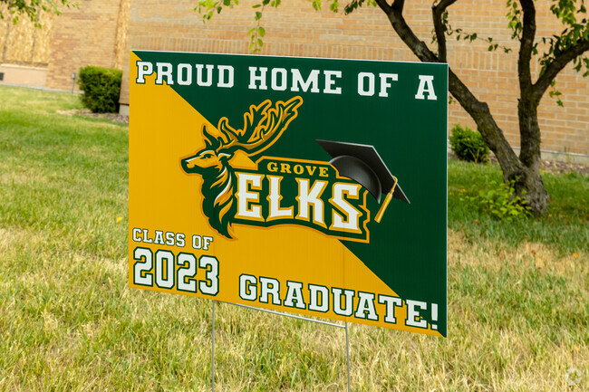 Grove Junior High School celebrating their 2023 graduating class.
