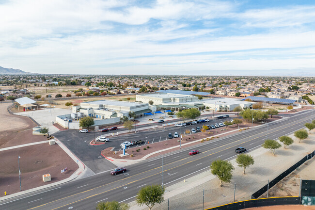 A bird's eye view of Alta Vista Park in Peoria.