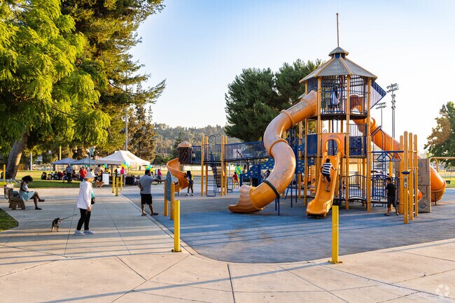 The playground at Rimgrove park is a hit during Concerts in the Park.