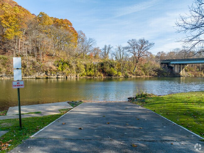 Use the boat ramp at Lock 57 Community Park in Ohioville.