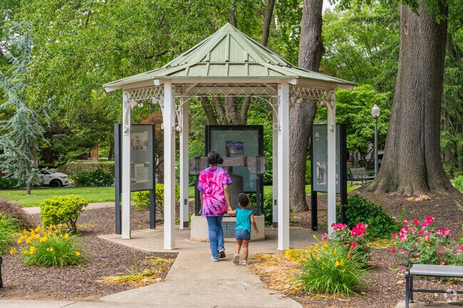 West Park attracts Highland Park locals eager to learn the history of the Liberty Bell.