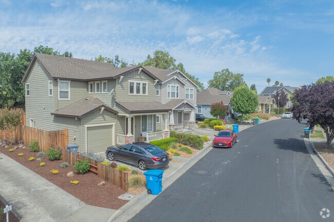 Cotati is home to many new traditional style homes.