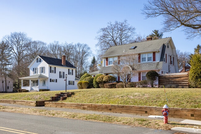 Classic craftsman style homes are popular in  Norwood, NJ.