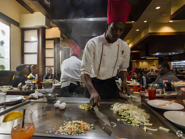Collier Hills offers convenience to restaurants like Benihana, serving food Teppanyaki style.