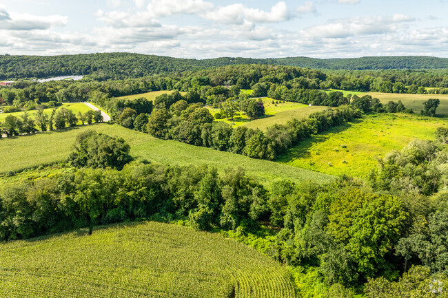 Franklin is a rural town in Connecticut with rolling farmland and patches of trees,