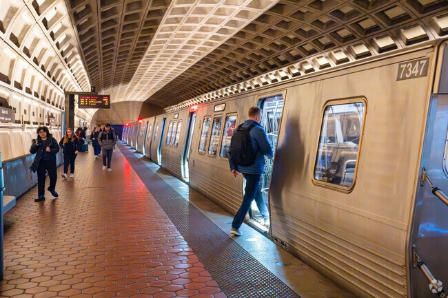 Easily connect to the entire DMV area with convenient Metro access in Ballston.