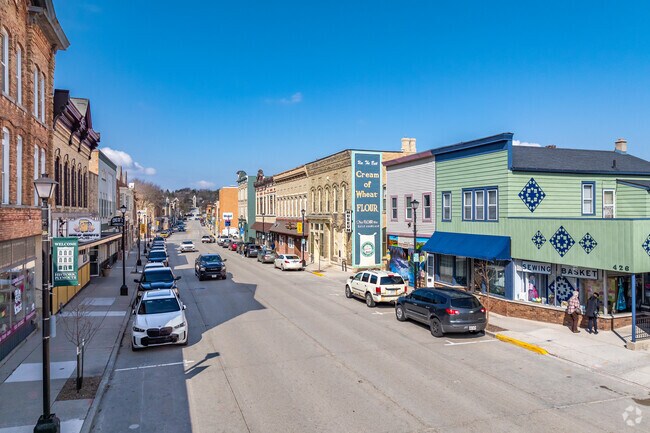Residents can shop the local stores in downtown Plymouth.