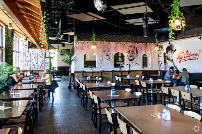 Experience a fusion of culinary delights at Ay Cabron, Mexican Grill and Bar near the Black Forest neighborhood.