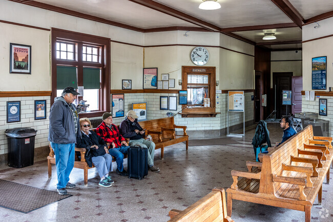 Mount Pleasant residents have access to Amtrak's California Zephyr line that passes through town.