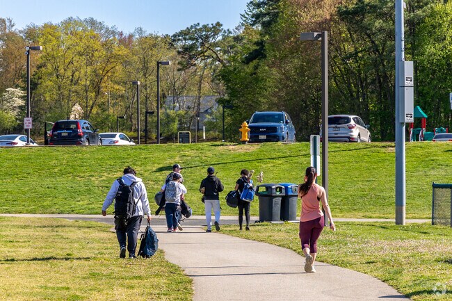 Lindenwold Memorial Park is filled with people getting exercise in the afternoons.
