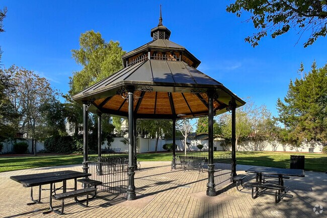Gazebo at O'Donnell Garden Park in San Jose Sun neighborhood.