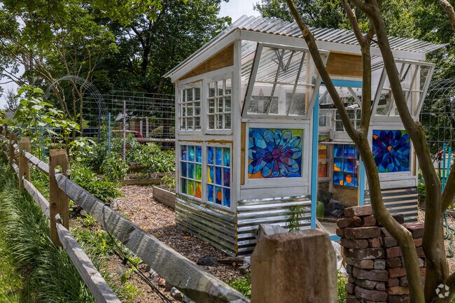 Dumbarton residents share community gardens for fresh produce.