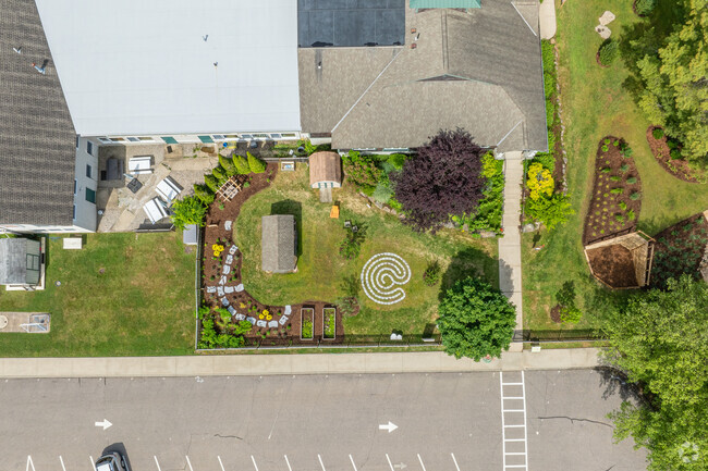 Come explore Pine Point School's unique landscaping.