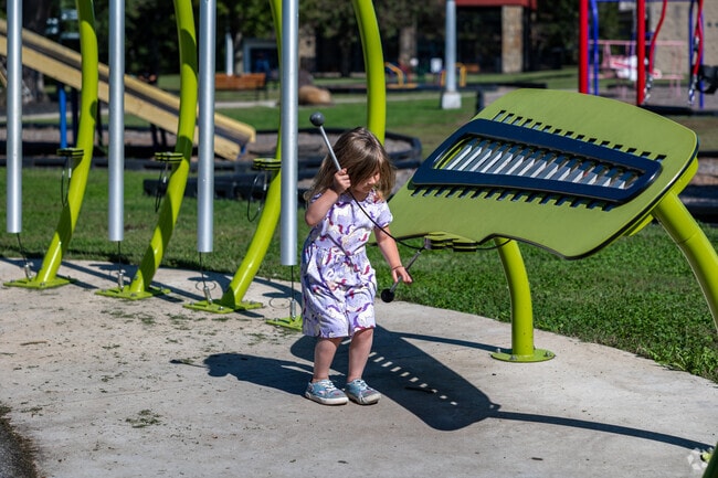 Kids love to run around at Riverside Park.