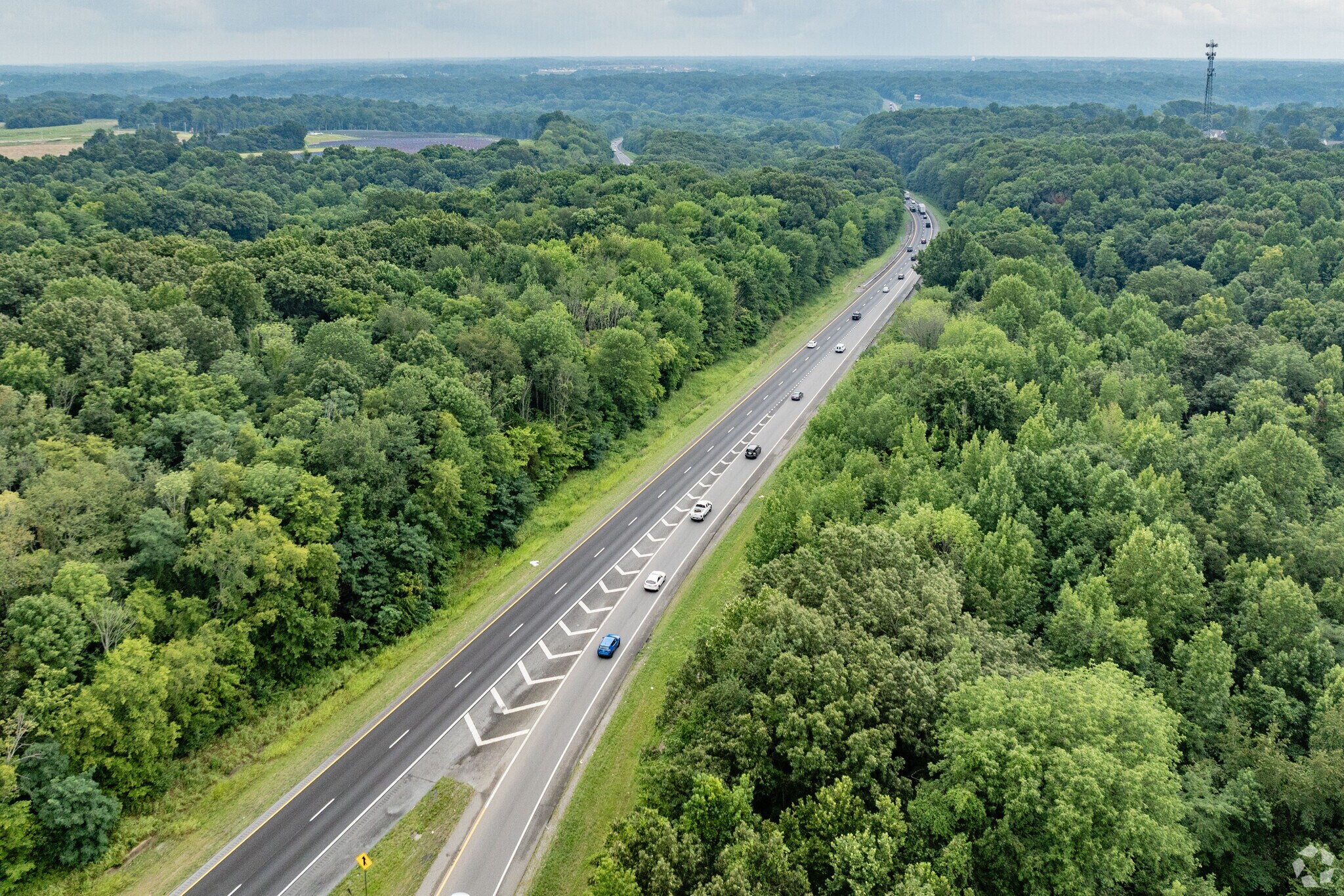 I-24 runs right through Clarksville on the way to Nashville.
