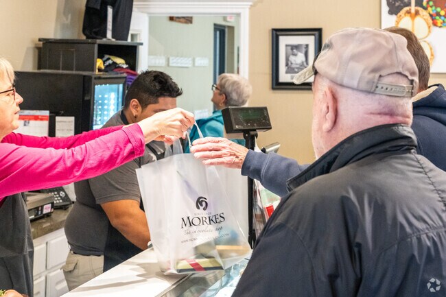 Residents of Pepper Tree can go to Morkes Chocolates for their favorite treats.