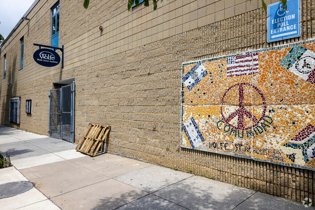 Wolfe Street Academy building in Upper Fells Point.