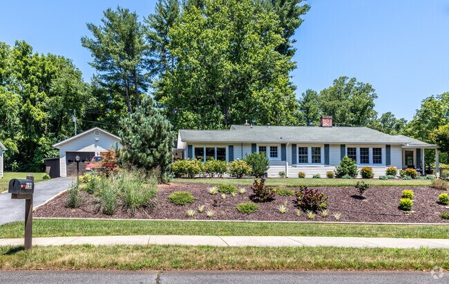 1970s-era ranch styles settle in Lake Julian’s grassy hills and valleys.