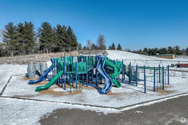Crestview Elementary School has a large, safe playground.