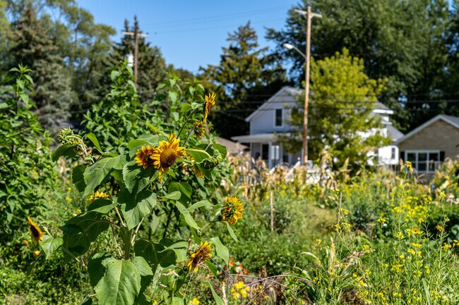 College Park features a local community garden along 47th Street.