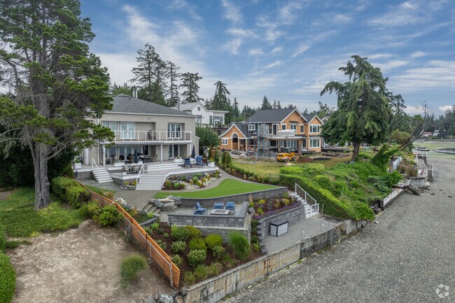 Waterfront properties in North Olympia can reach prices up to $2 million.