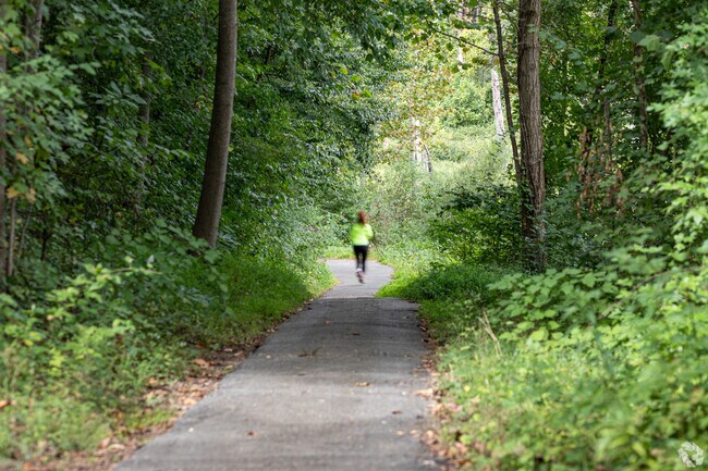Enjoy a run on one of the many trails at Summerfield Park.