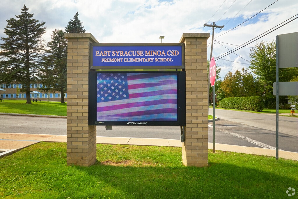 Fremont Elementary School sign.