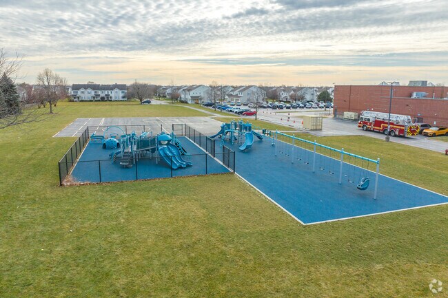 Your kids will never want to leave the playground at Kenneth L Hermansen Elementary School.